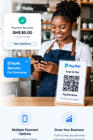 Merchant accepting payments with PayZibi